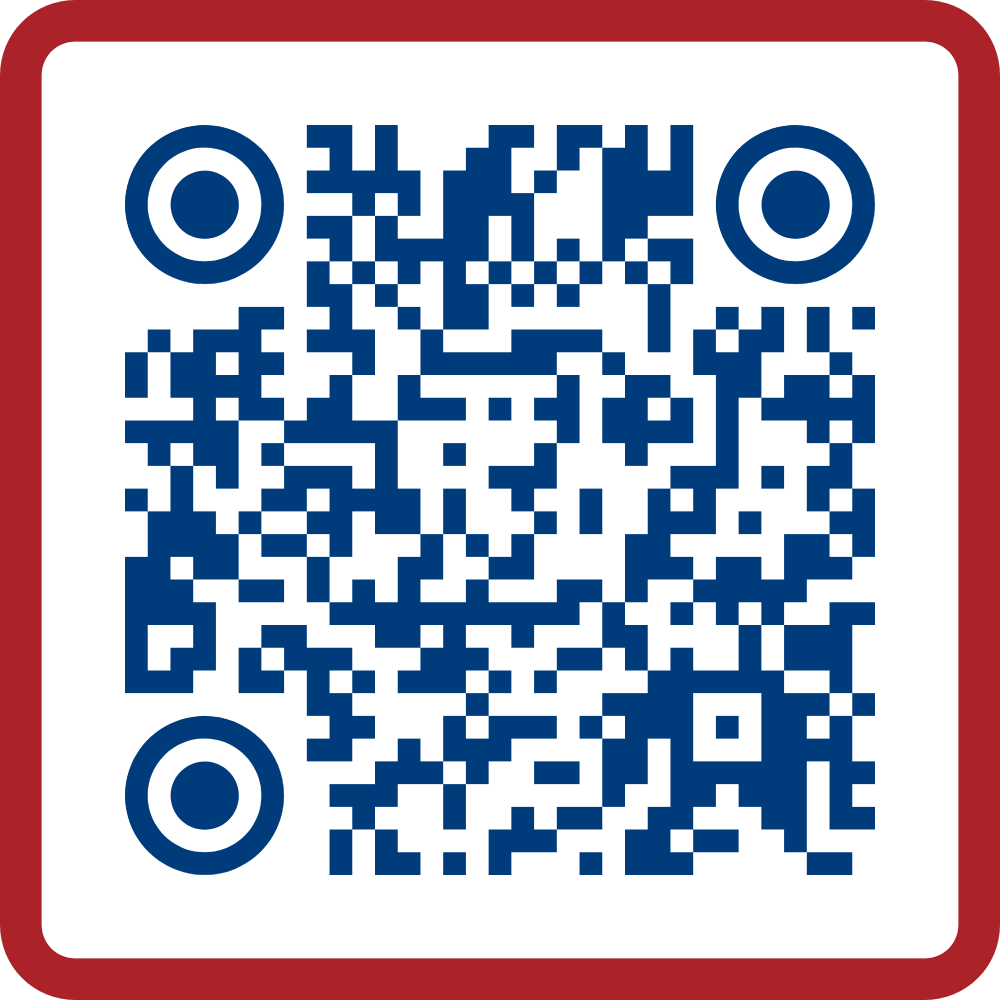 The is an image of the QR code that can scanned to open a webpage with information about voter identification.